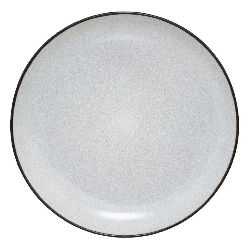 Assiette plate diane beige d27 de J-Line by Jolipa - Déco intérieur dans Assiette