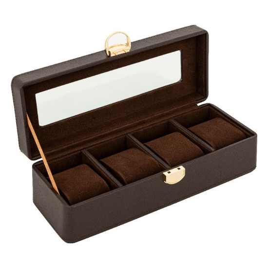 Boite montre x4 jule l26cm de J-Line by Jolipa - Déco intérieur dans J031