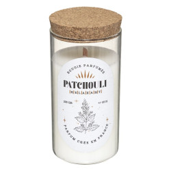 Bougie parfumee snow patchouli 230g de J-Line by Jolipa - Déco intérieur dans J031