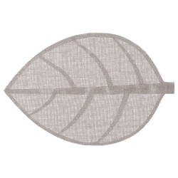 Set table feuille gris clair 50x33cm de J-Line by Jolipa - Déco intérieur dans J031