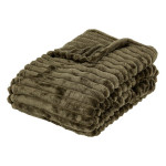 Plaid flanelle cotele 130x170cm ass de J-Line by Jolipa - Déco intérieur dans J031