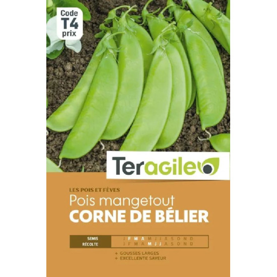 Pois rame mgt corne belier 200g t4 terg de Teragile - produits pour le jardin dans C008
