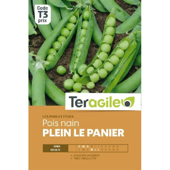 Pois nn ecos. pl. le panier 220g t3 terg de Teragile - produits pour le jardin dans C008