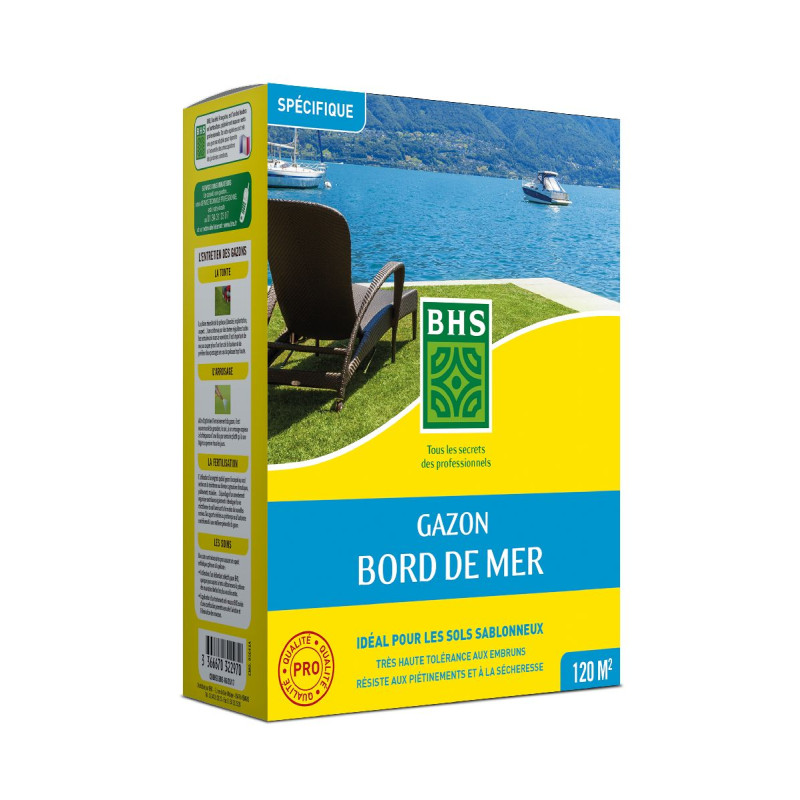 Gazon bord de mer 3kg de graines de BHS - Produit pour les plantes dans C008