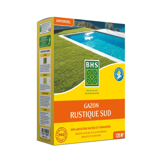 Gazon rustique sud 3 kg de graines de BHS - Produit pour les plantes dans C008