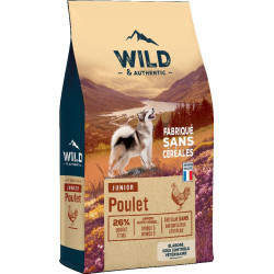 Croquette sans céréales wild junior 3kg de Croquettes wild et authentic dans U0081