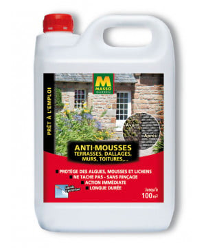Anti mousse pae 5l de Masso - Engrais bio et soin des plantes dans Anti-mousse