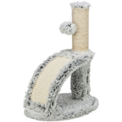 Arbre à chat winnie avec brosse 43cm blanc-noir de Trixie - Produit pour animaux dans T050