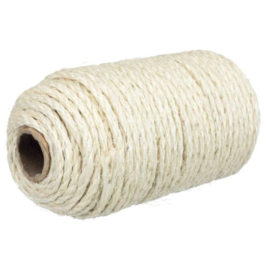 Corde en sisal sur rouleau 50 m/ø 4–6 mm de Trixie - Produit pour animaux dans T050