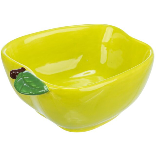 Gamelle pomme en céramique 180 ml/12x11cm de Trixie - Produit pour animaux dans T050