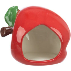 Maison céramique pomme hamster/souris 13x10x10cm de Trixie - Produit pour animaux dans T050
