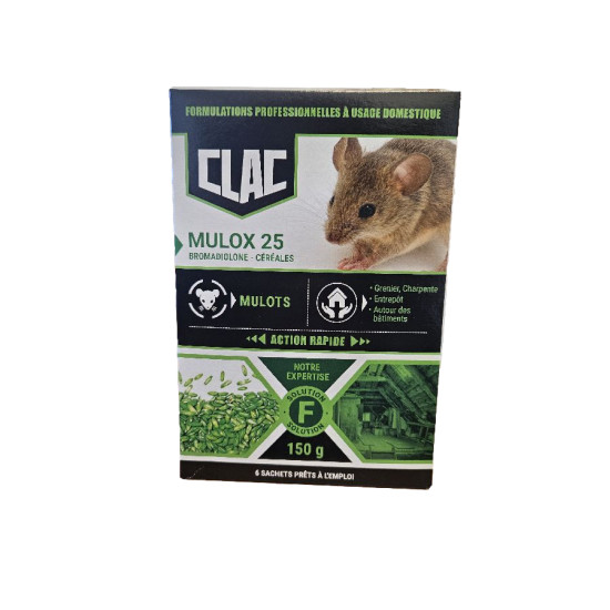 Céréales spéciales mulots bromadiolone 150g
