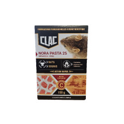 Pâtes rats-souris difénacoum 150g nora pasta 25