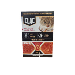 Raco 25 céréales rats-souris difénacoum 150g