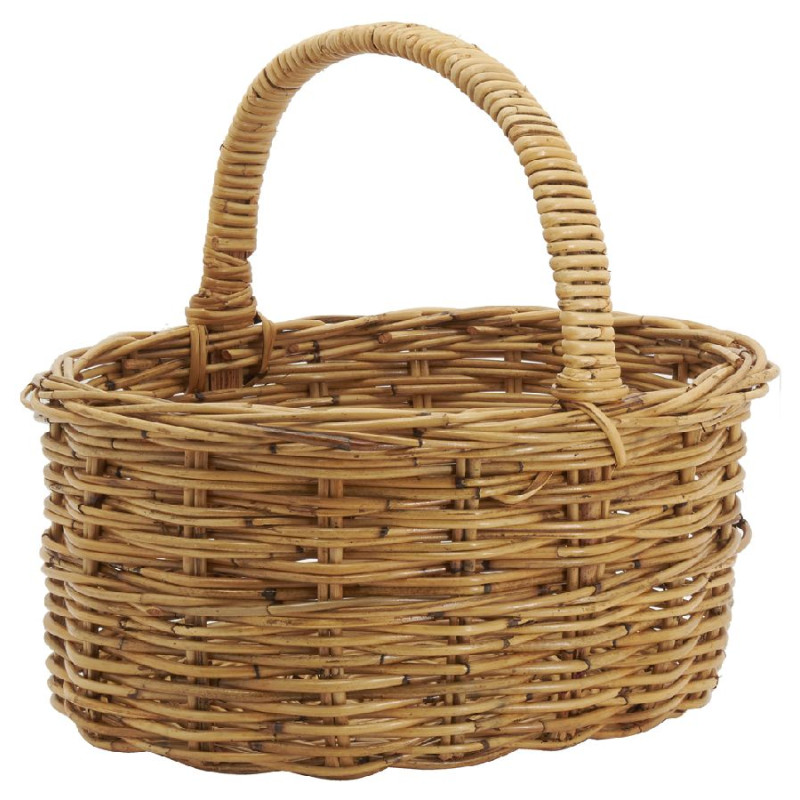 Panier ovale poelet marron l40 de Aubry Gaspard dans A132