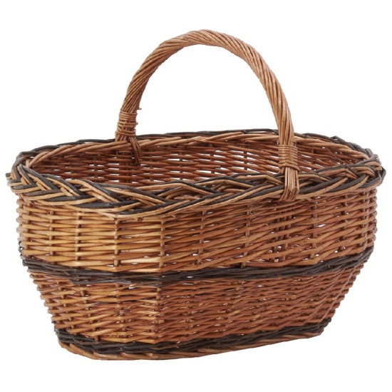 Panier osier buff+bn l47 de Aubry Gaspard dans A132