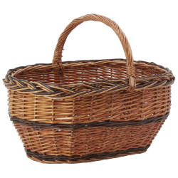 Panier osier buff+bn l47 de Aubry Gaspard dans A132