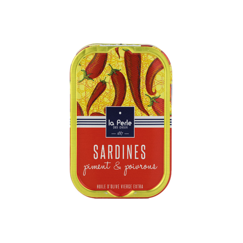 SARDINES PIMENT ET POIVRONS 115G de Table des producteurs Libourne dans E1001