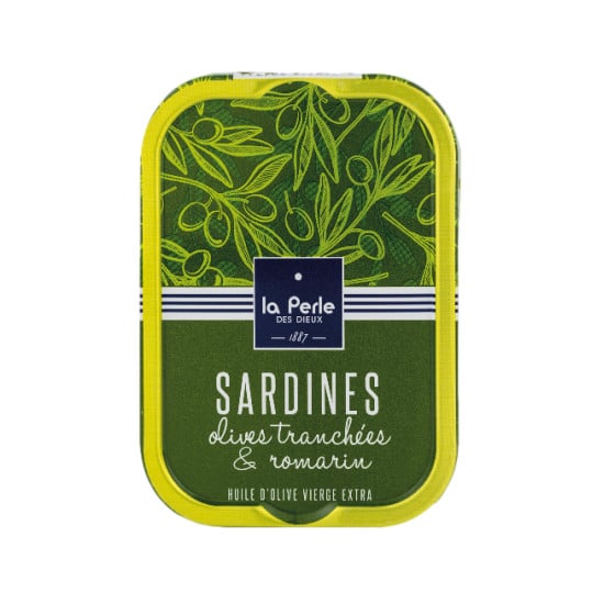 SARDINES OLIVES ET ROMARIN 115G de Table des producteurs Libourne dans 🥫 Conserves