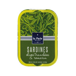 SARDINES OLIVES ET ROMARIN 115G de Table des producteurs Libourne dans 🥫 Conserves