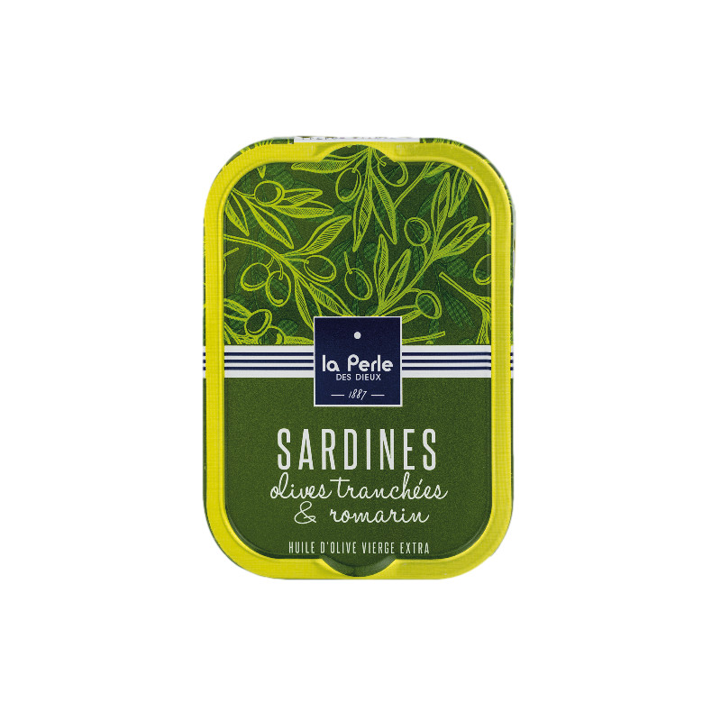 SARDINES OLIVES ET ROMARIN 115G de Table des producteurs Libourne dans 🥫 Conserves