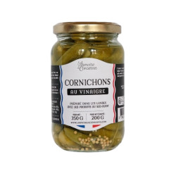 PETITS CORNICHONS AU VINAIGRE 200G de Table des producteurs Libourne dans E1001