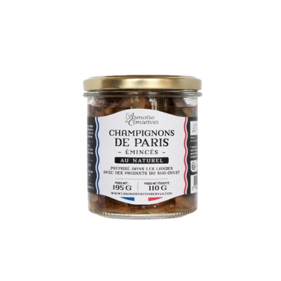 CHAMPIGNONS DE PARIS LAMELLES 110G TWISTOFF de Table des producteurs Libourne dans ok
