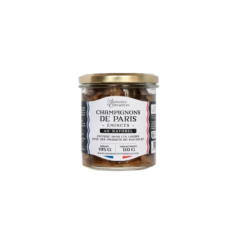 CHAMPIGNONS DE PARIS LAMELLES 110G TWISTOFF de Table des producteurs Libourne dans ok