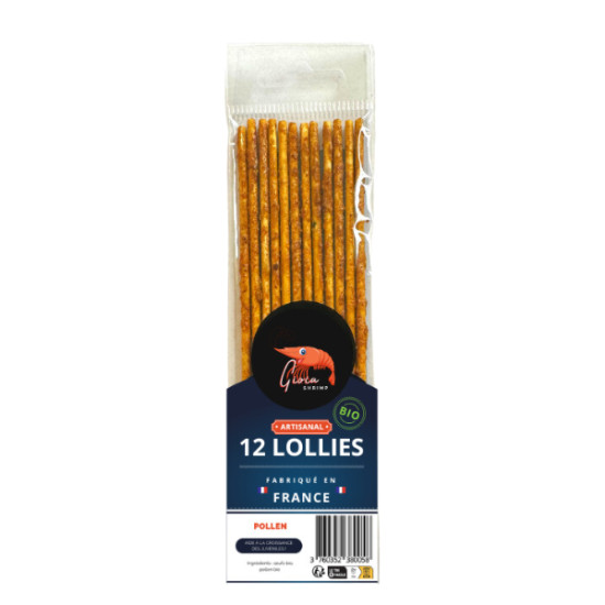 12 lollies pollen bio pour crevettes de Gioia Shrimp, les lollies dans G0901