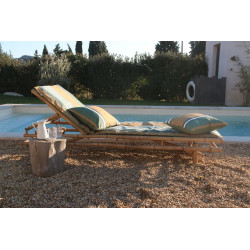 Bain+interieur oleron 65x200 oil green de Sud étoffe dans S1581