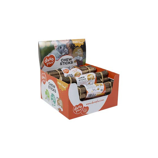 Bâtonnets à ronger noisette 4st - display de Laroy - aliments et d'accessoires pour animaux de compagnie dans L043