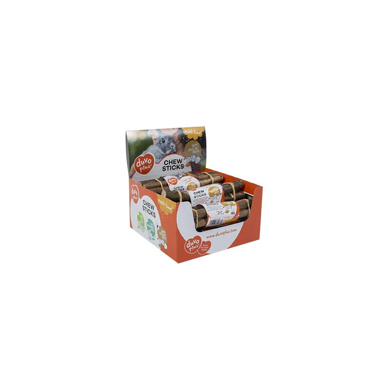 Bâtonnets à ronger noisette 4st - display de Laroy - aliments et d'accessoires pour animaux de compagnie dans L043
