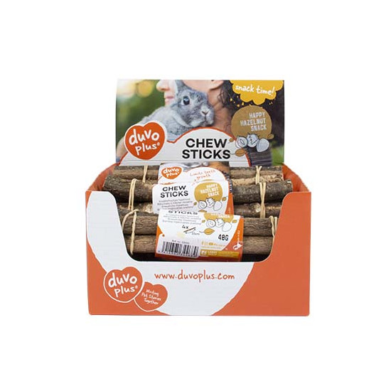 Bâtonnets à ronger noisette 4st - display de Laroy - aliments et d'accessoires pour animaux de compagnie dans L043