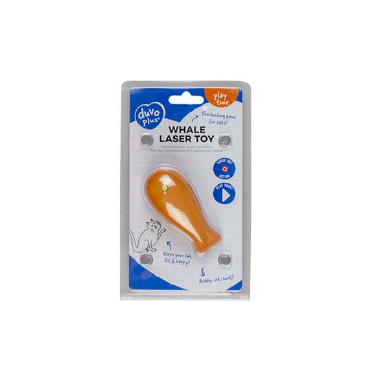 Baleine laser jouet pour chat 8x4x4cm de Laroy - aliments et d'accessoires pour animaux de compagnie dans L043