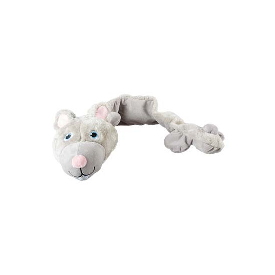 Peluche lapin squeaky xl - 62x13x10cm gris de Laroy - aliments et d'accessoires pour animaux de compagnie dans L043