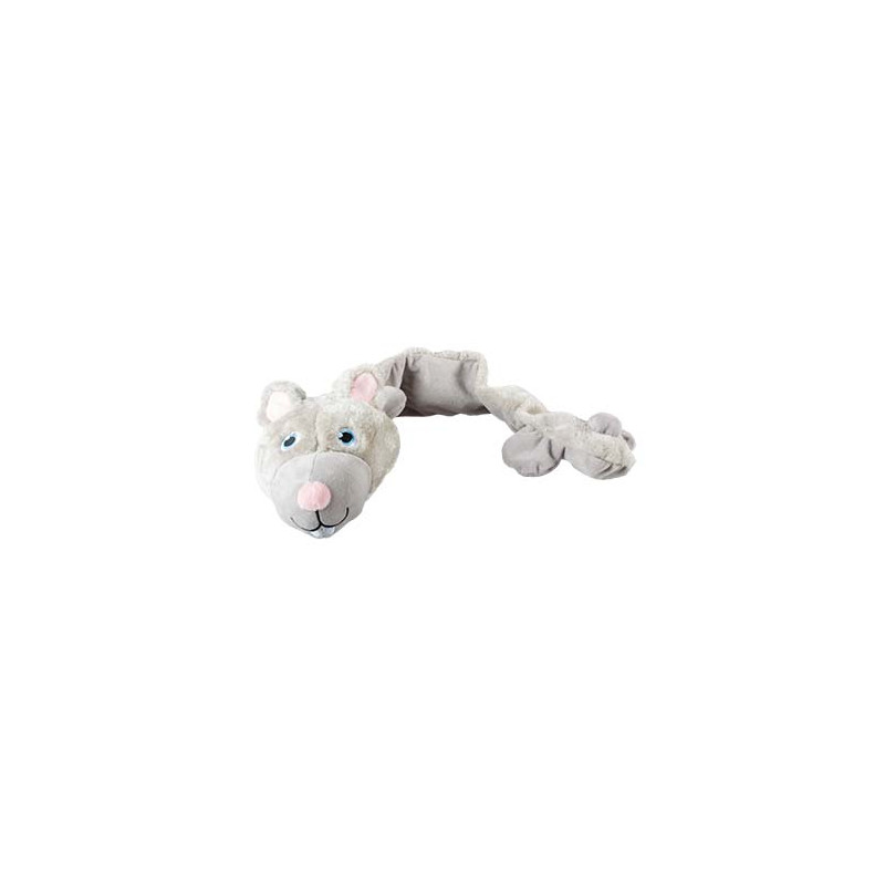 Peluche lapin squeaky xl - 62x13x10cm gris de Laroy - aliments et d'accessoires pour animaux de compagnie dans L043