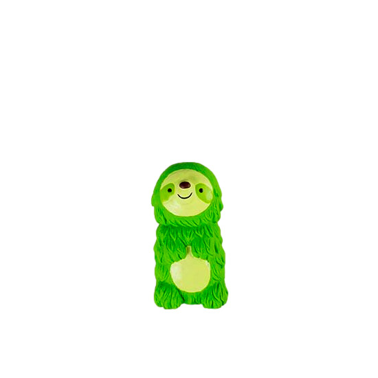 Latex paresseux 6.5x5.5x13cm vert de Laroy - aliments et d'accessoires pour animaux de compagnie dans L043