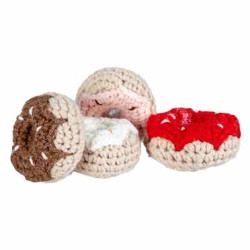 Donut play mix 5x5x2cm - tube couleurs mélangées de Laroy - aliments et d'accessoires pour animaux de compagnie dans L043