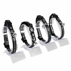 Collier pour chats cuir & diamants 20-30cm-10mm de Laroy - aliments et d'accessoires pour animaux de compagnie dans L043