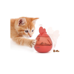 Distributeur friandises chat - poulet rouge de Laroy - aliments et d'accessoires pour animaux de compagnie dans L043