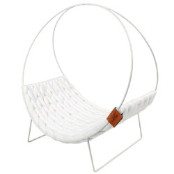 Quincy lit pour chats 46x34x51cm blanc de Laroy - aliments et d'accessoires pour animaux de compagnie dans L043