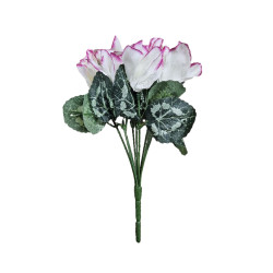 Piquet de cyclamen 9 tiges h29cm