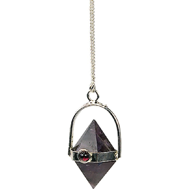 Pendule damru amethyste de Herboristerie et Esotérisme à Libourne dans D040