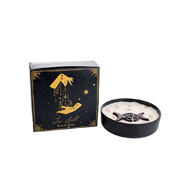 Bougie esoteric love spell rose/pivoine 200g de Herboristerie et Esotérisme à Libourne dans D040