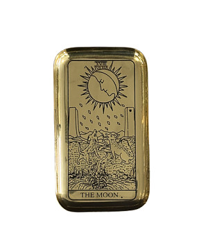 Plateau en laiton arcane du tarot - la lune de Herboristerie et Esotérisme à Libourne dans D040