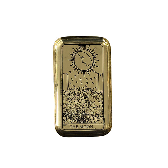 Plateau en laiton arcane du tarot - la lune de Herboristerie et Esotérisme à Libourne dans D040