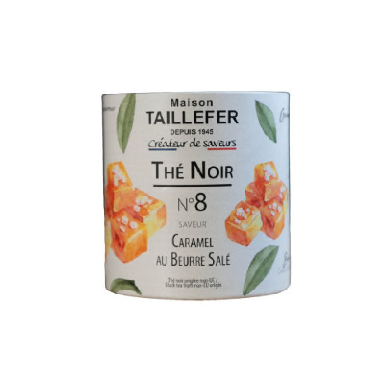 THE NOIR CARAMEL BEURRE SALE 60G N8 de Table des producteurs Libourne dans L1221