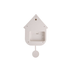 Horloge murale moderne cuckoo blanche de Jardinerie Bordeaux Libourne Gironde dans P2051