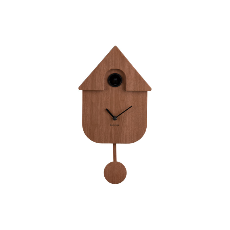 Horloge murale moderne cuckoo bois marron de Jardinerie Bordeaux Libourne Gironde dans P2051
