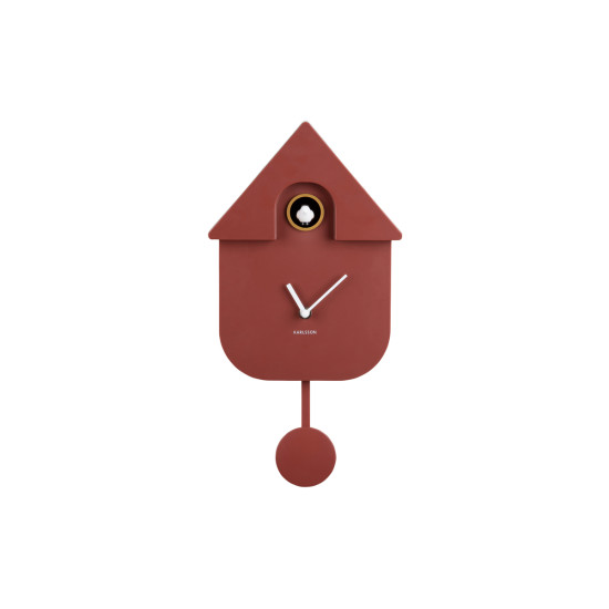 Horloge murale moderne cuckoo rouge de Jardinerie Bordeaux Libourne Gironde dans P2051
